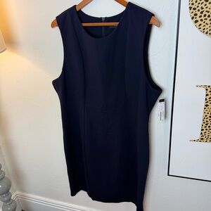 Liverpool Los Angeles Sleeveless Sheath Dress - Cadet Blue Size 12/31 NWT